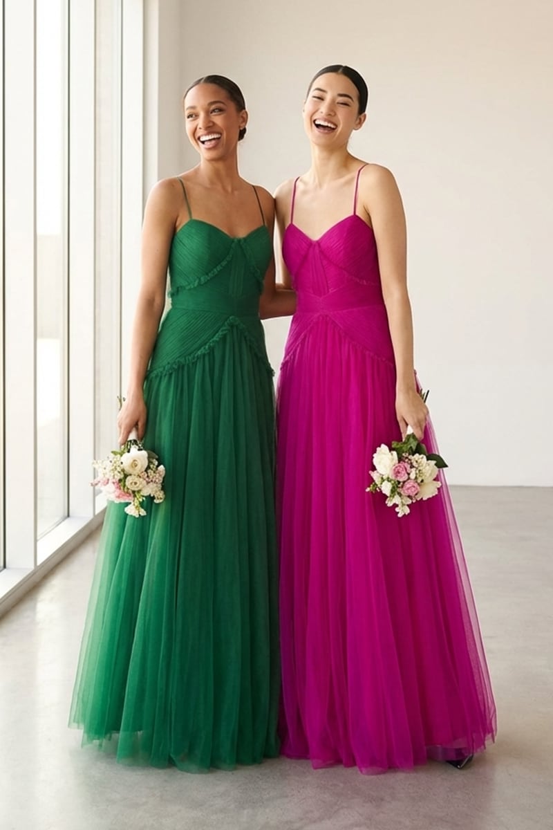 Avianna Tulle Maxi Dress | Jewelclues 