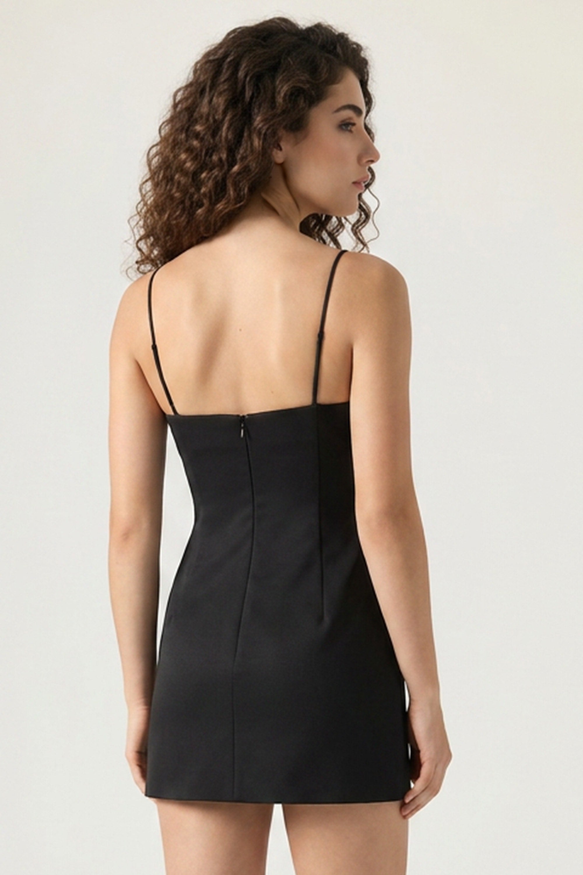 Belina Satin Mini Dress | JewelClues 