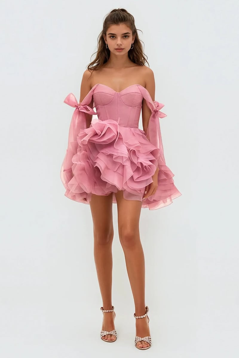 Blushing Beauty Mini Dress | JewelClues