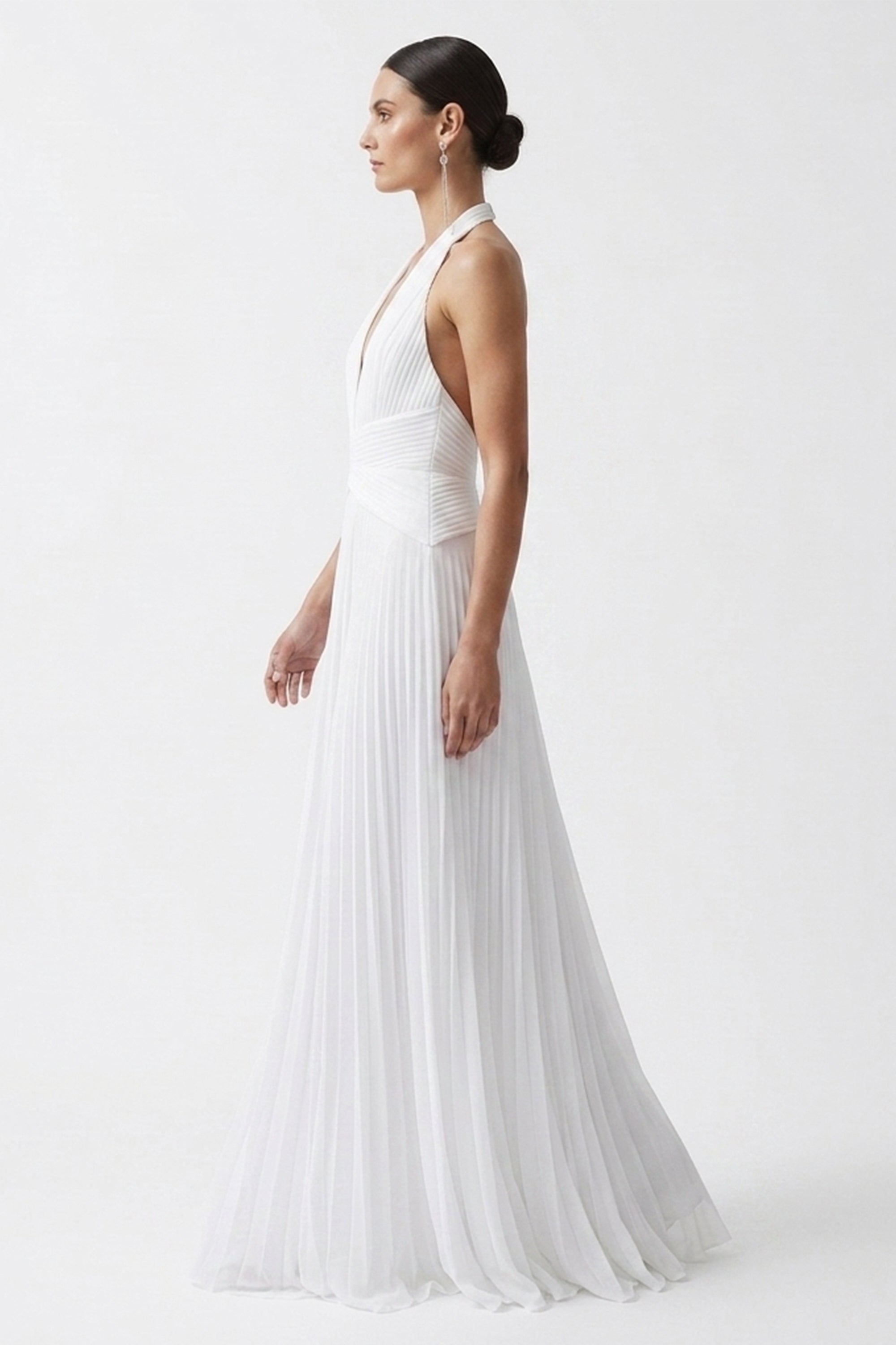 Celestine Halter Wedding Gown | JewelClues