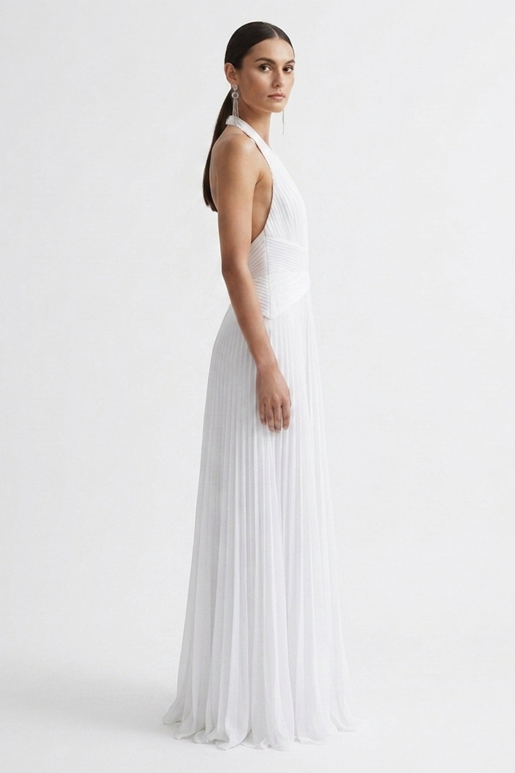 Celestine Halter Wedding Gown | JewelClues