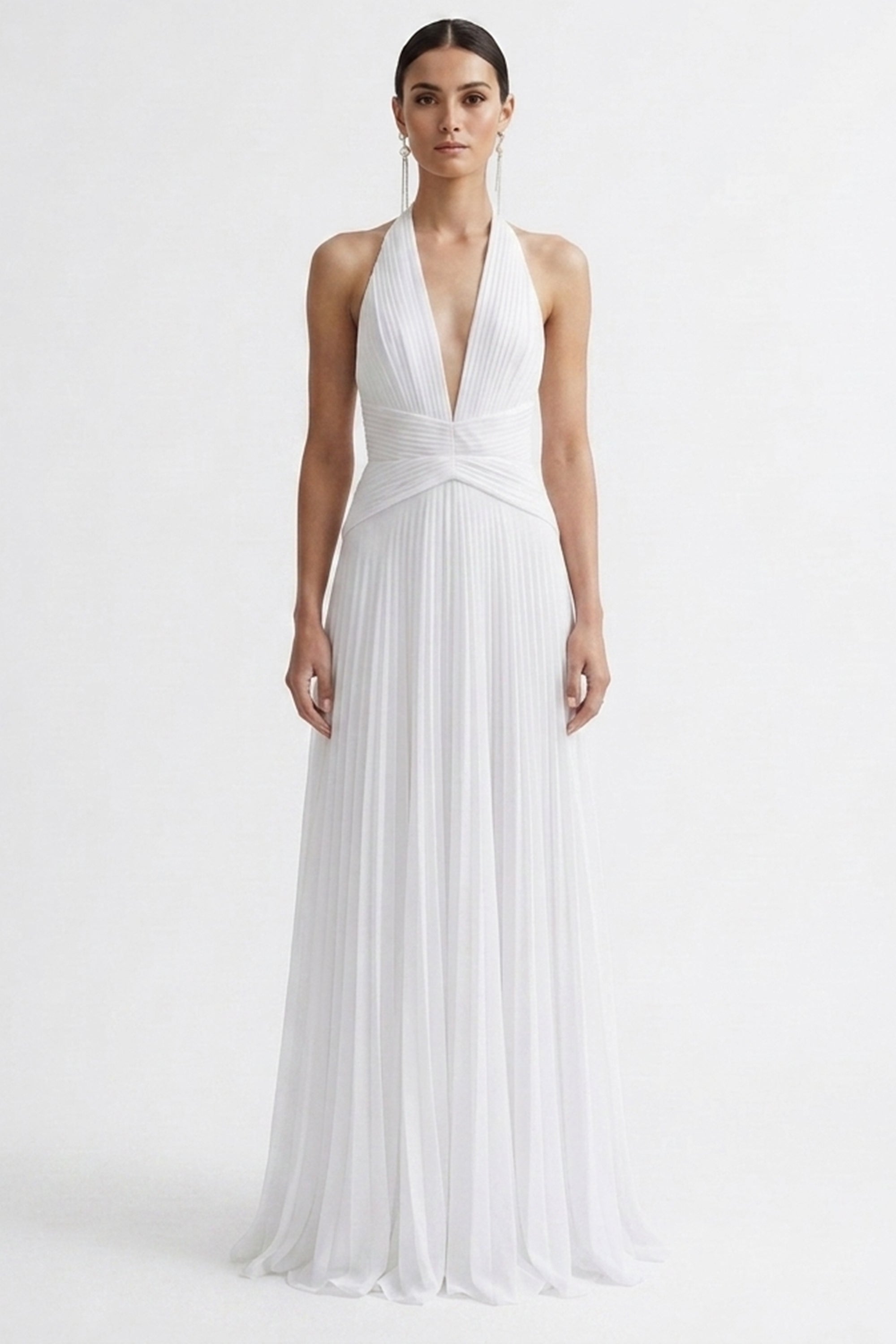 Celestine Halter Wedding Gown | JewelClues