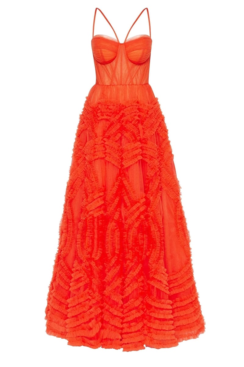 Charley A-line Tulle Maxi Dress | Jewelclues