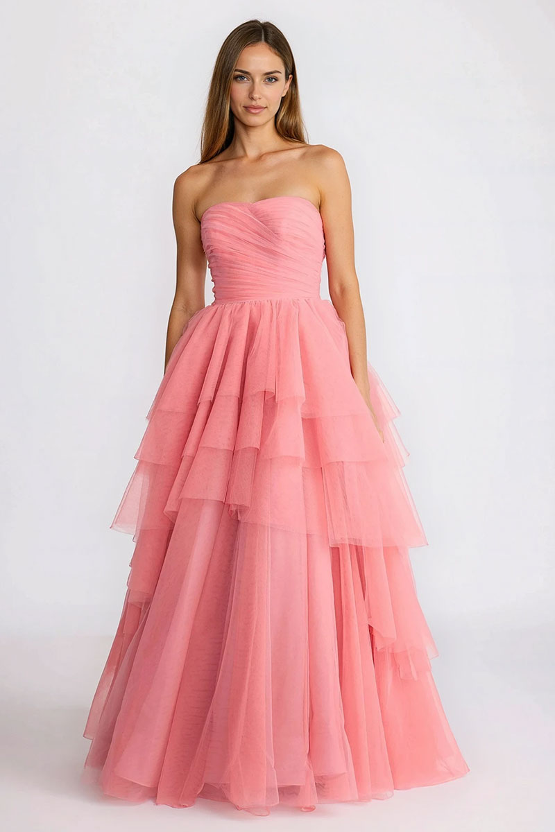 Compelling Love Strapless Maxi Dress | Jewelclues