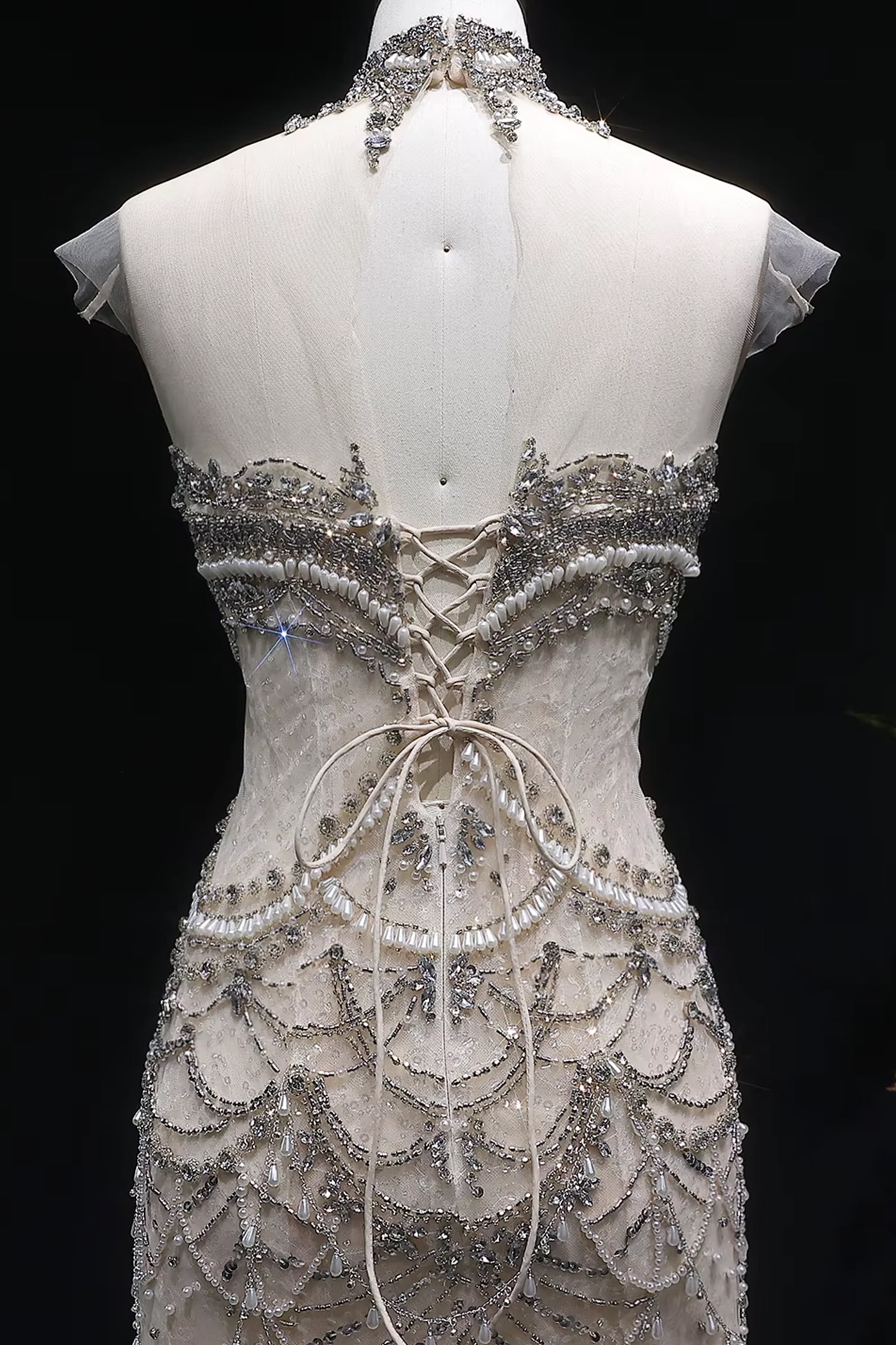 Cosette Crystal Embroidered Gown | JewelClues