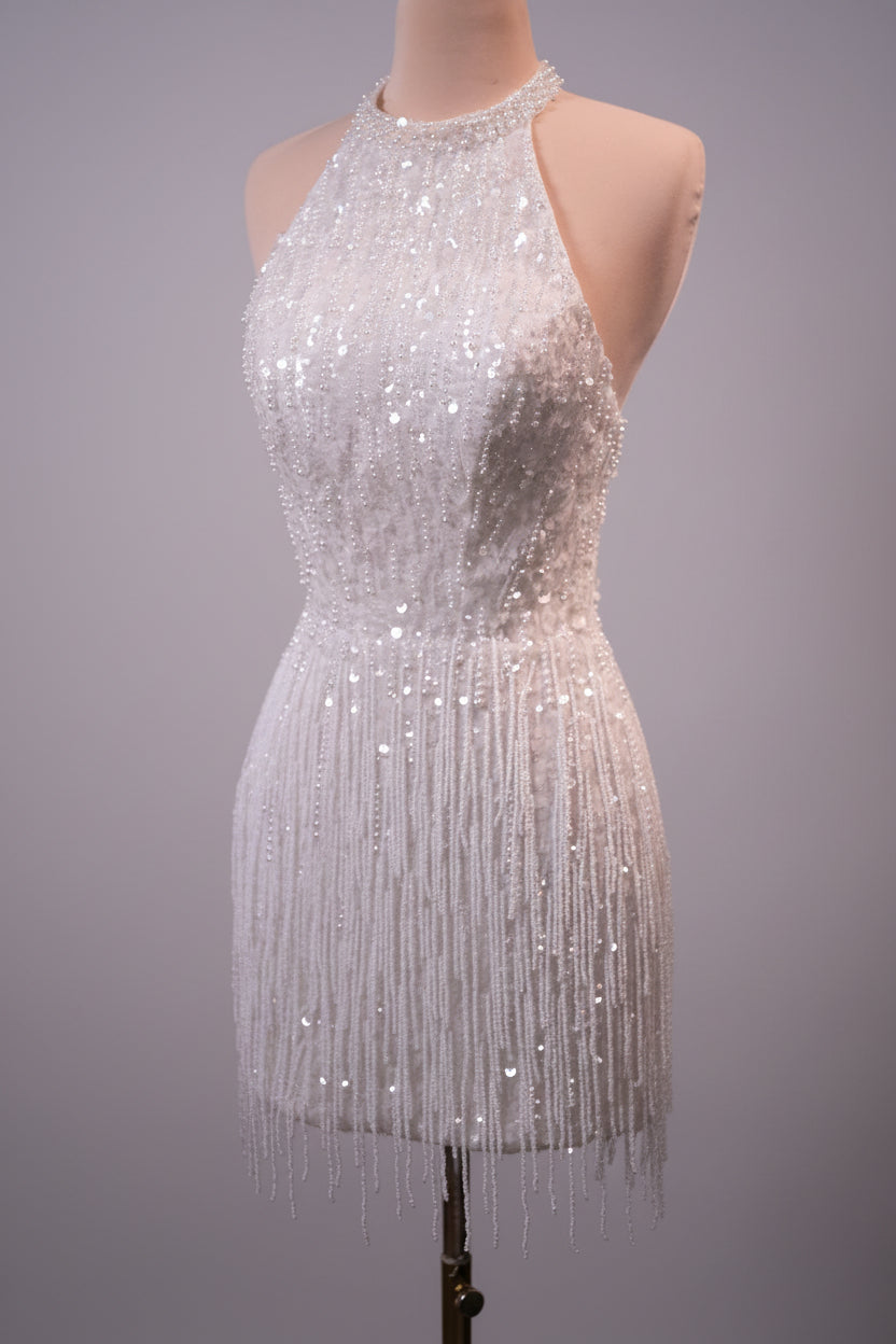 Desiree Halter Mini Dress | JewelClues