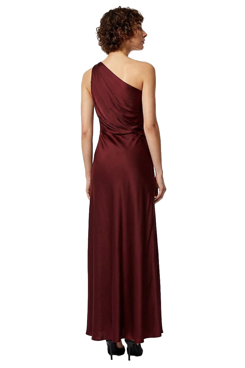 Elira One-Shoulder Satin Gown | JewelClues