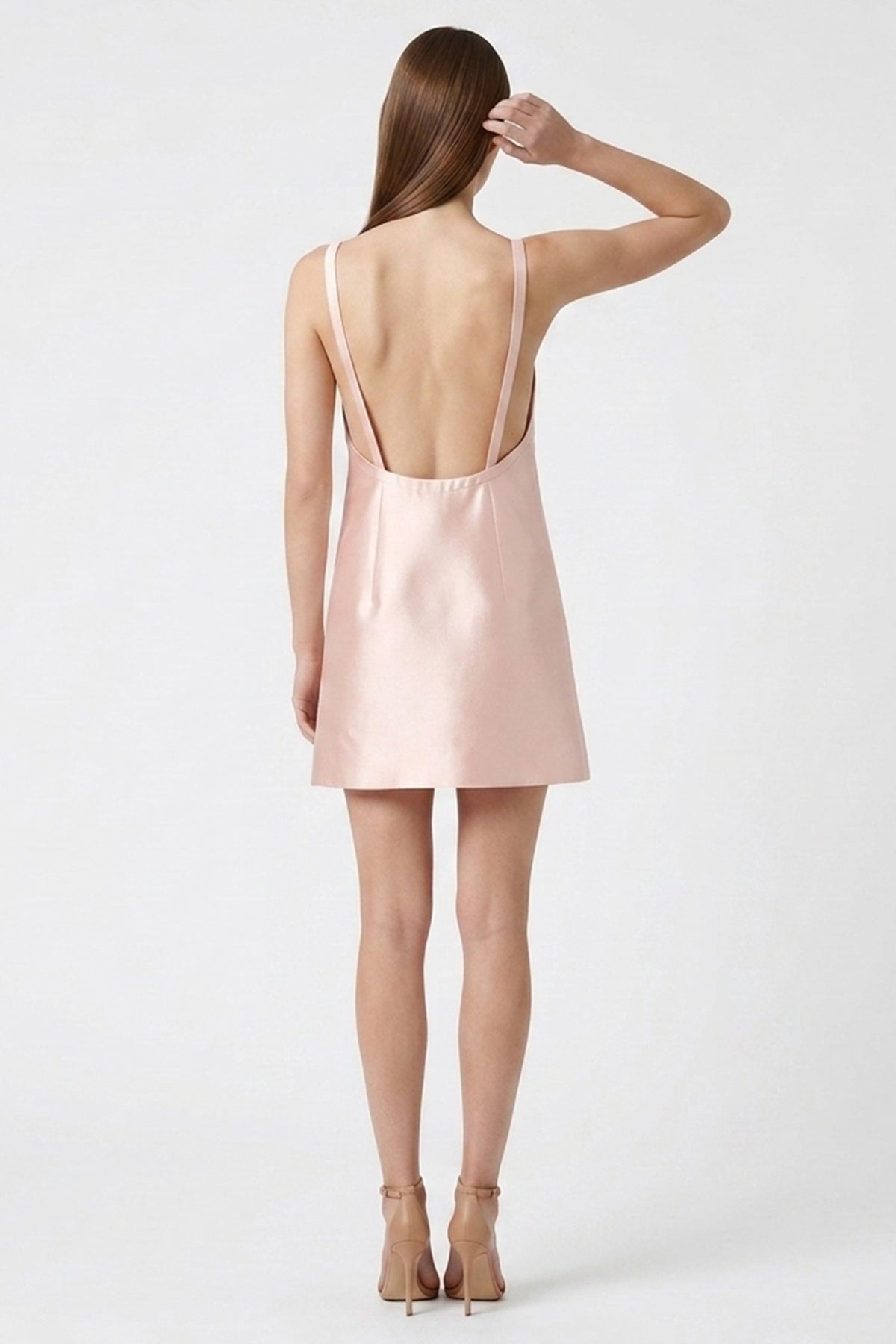 Elle Silk Taffeta Mini Dress | JewelClues