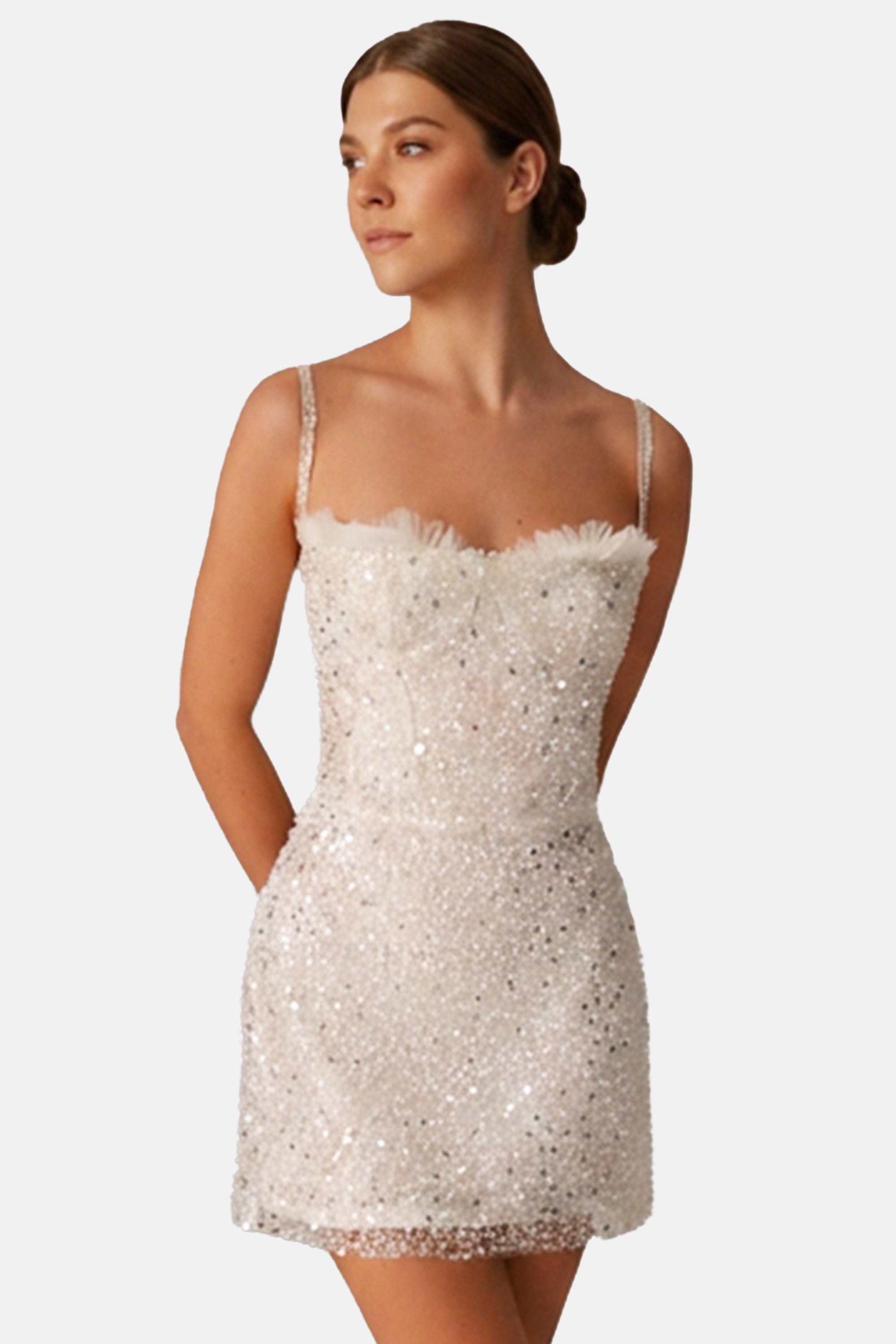 Eloise Embellished Mini Dress | JewelClues