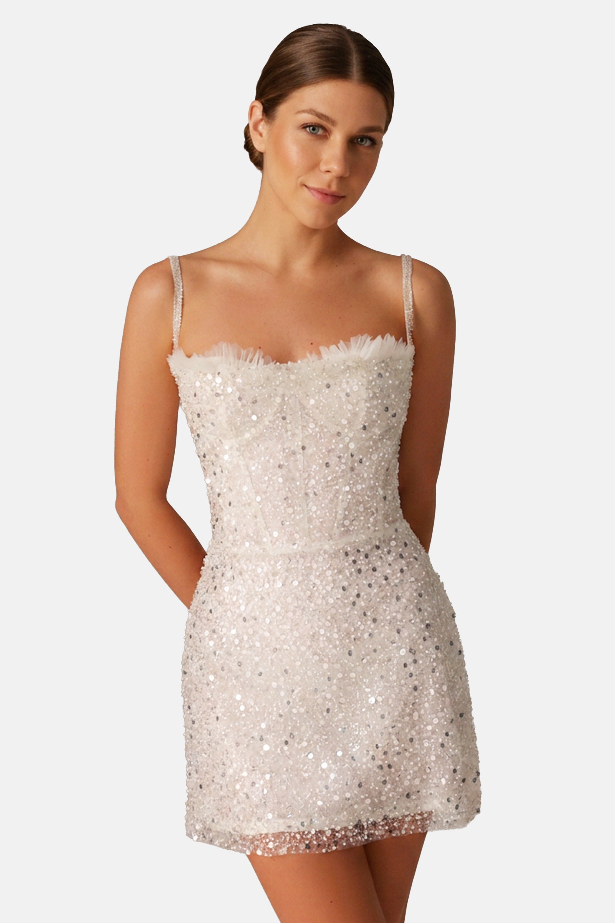 Eloise Embellished Mini Dress | JewelClues