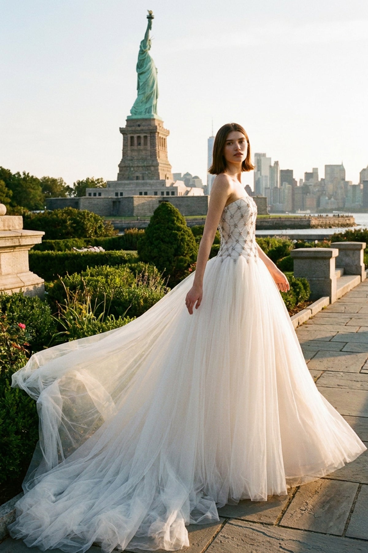 Elthera Embellished Wedding Gown | JewelClues