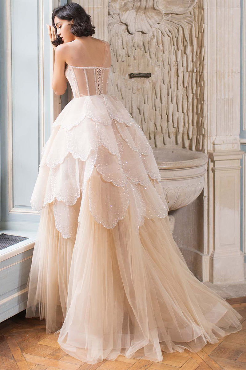 Estelle Embellished Couture Gown | Jewelclues