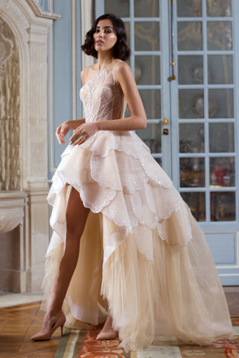 Estelle Embellished Couture Gown | Jewelclues