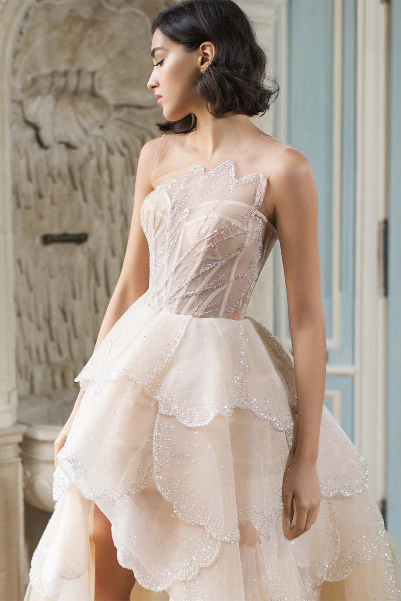 Estelle Embellished Couture Gown | Jewelclues