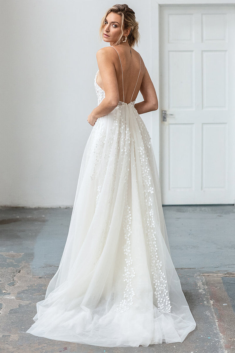 Eternal Affection Backless Wedding Dress | Jewelclues