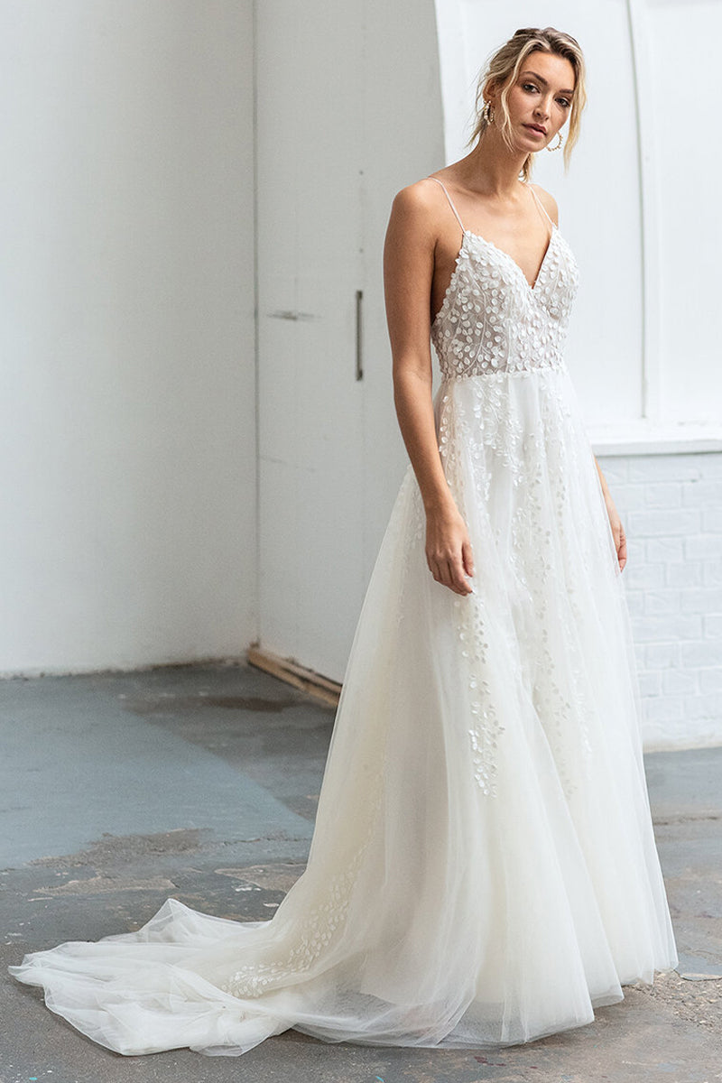 Eternal Affection Backless Wedding Dress | Jewelclues