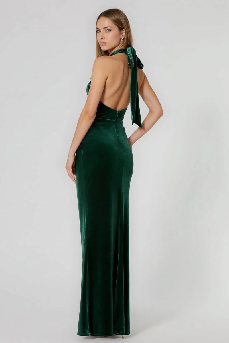 Evening Poem Velvet Gown | Jewelclues 