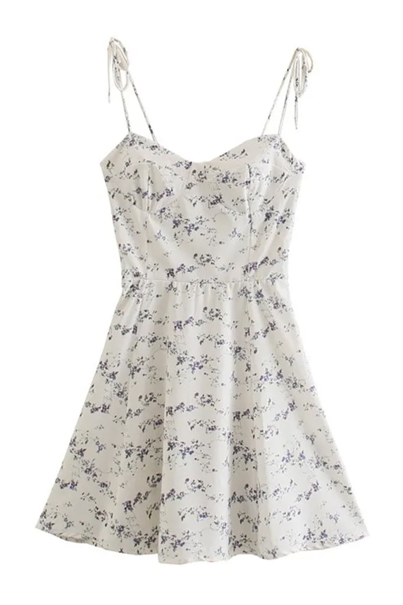 Everyday Romance Tie-Strap Mini Dress | Jewelclues