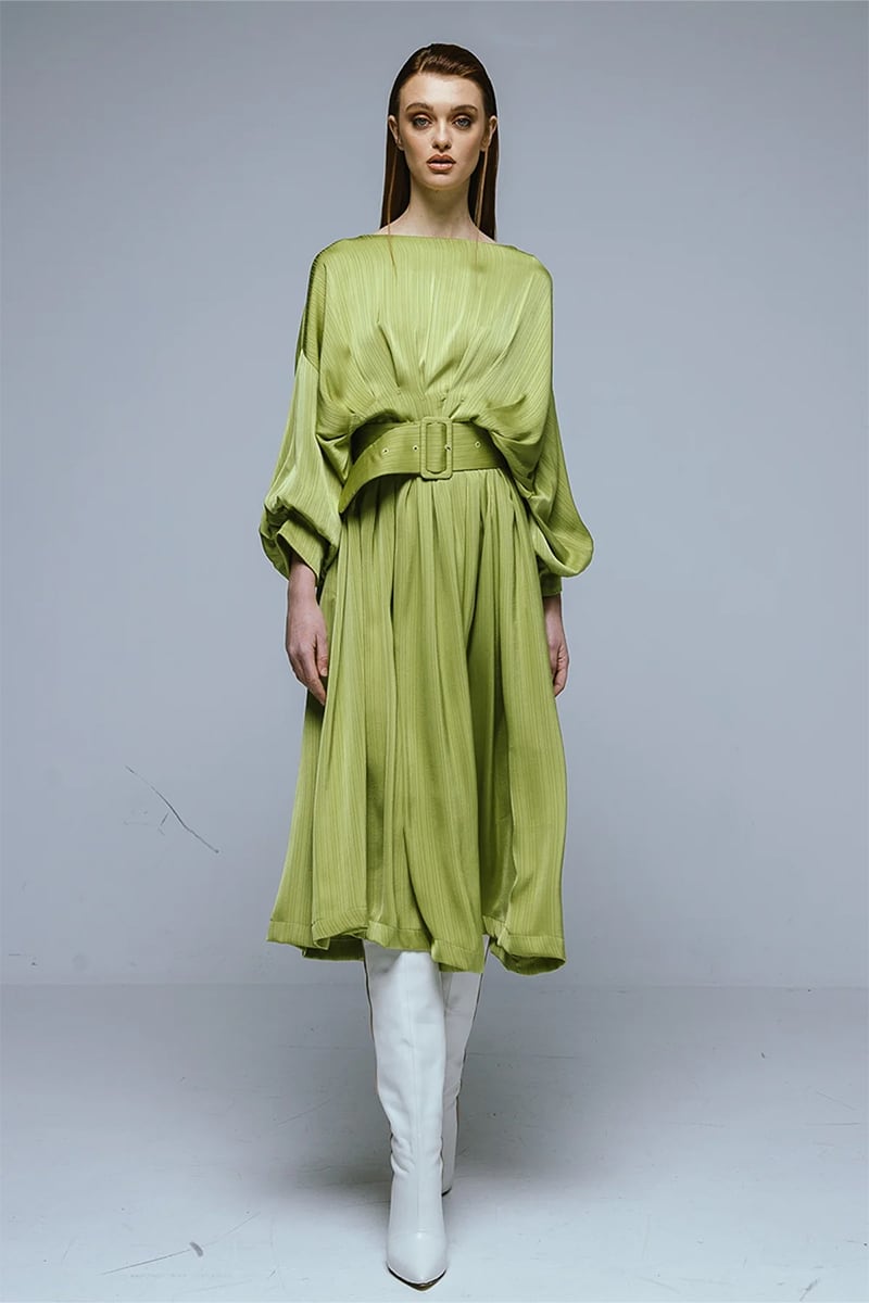 Fabulous Love Satin Midi Dress | Jewelclues