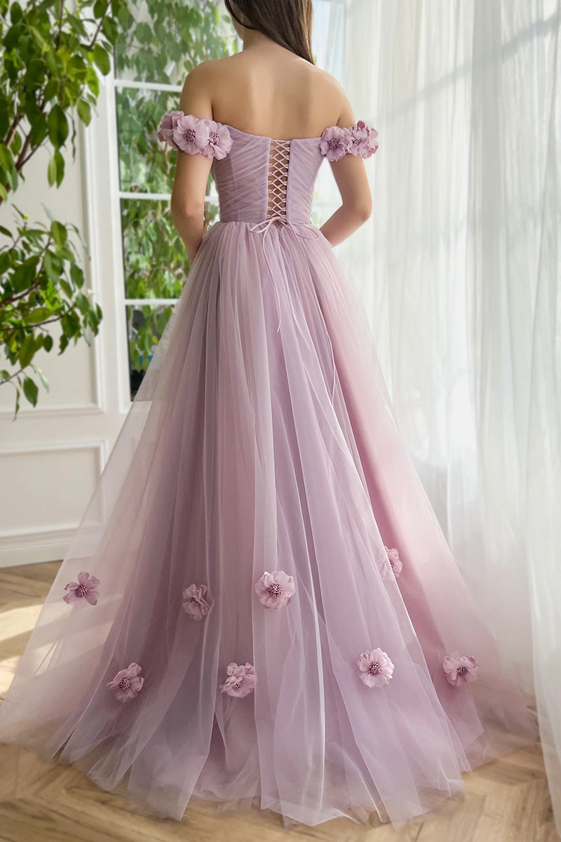 Fairy Romance Off-the-Shoulder Maxi Dress | Jewelclues