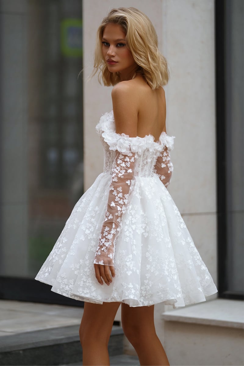 Fleur Off-the-Shoulder Mini Dress