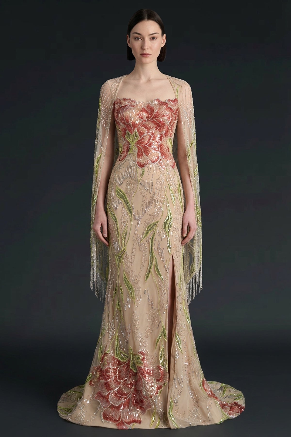 Floriane Couture Gown | JewelClues 