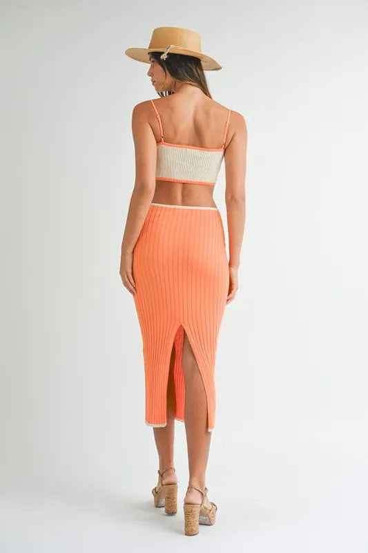 Frida Ribbed Cutout Bodycon Midi Dress | Jewelclues
