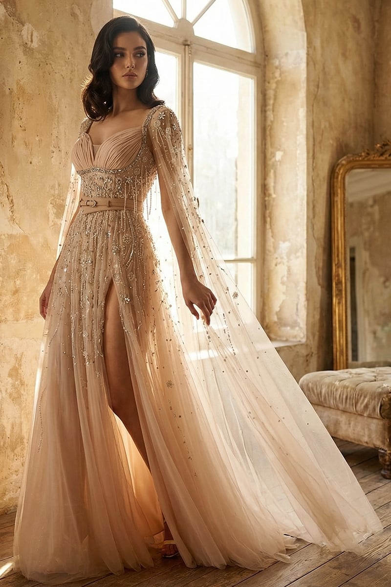 Halsey Jewel Embellished Gown | Jewelclues