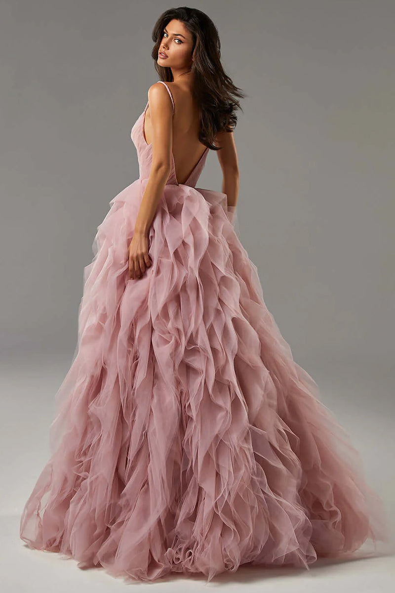 Heartfelt Romance Backless Maxi Dress | Jewelclues | #color_pink