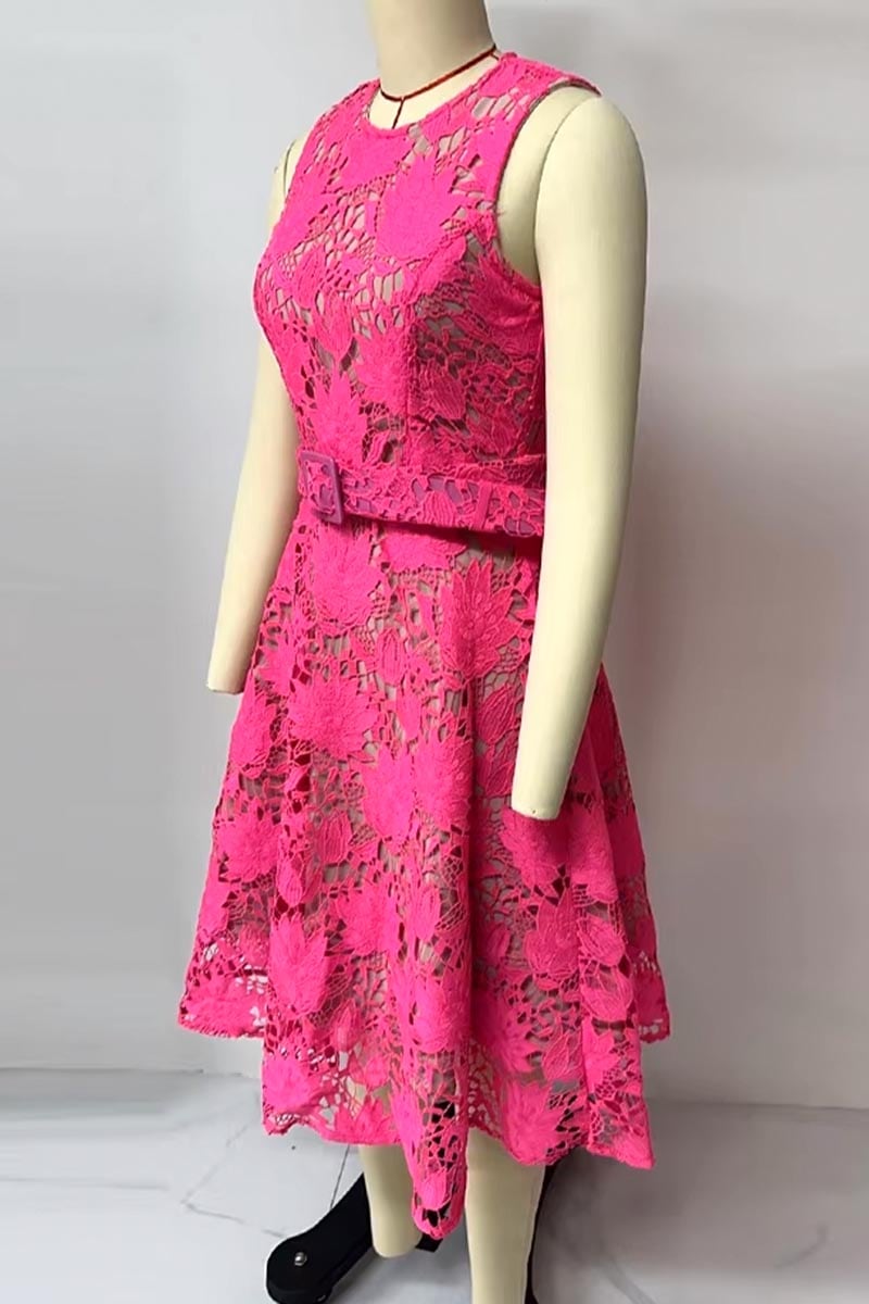 Instinctively Romantic Lace Midi Dress | Jewelclues