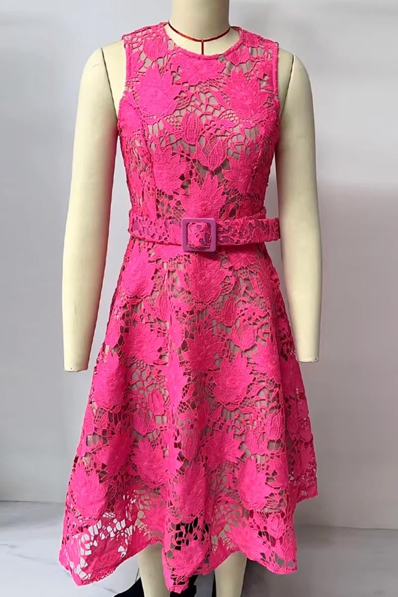 Instinctively Romantic Lace Midi Dress | Jewelclues