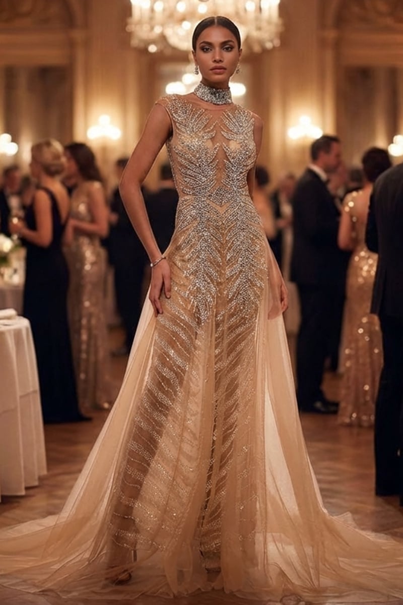 Irina Beaded Maxi Dress | Jewelclues