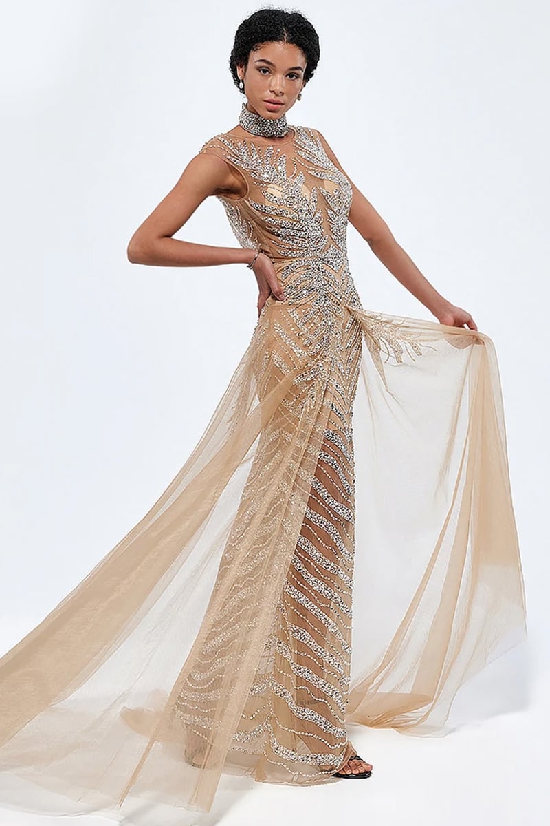 Irina Beaded Maxi Dress | Jewelclues