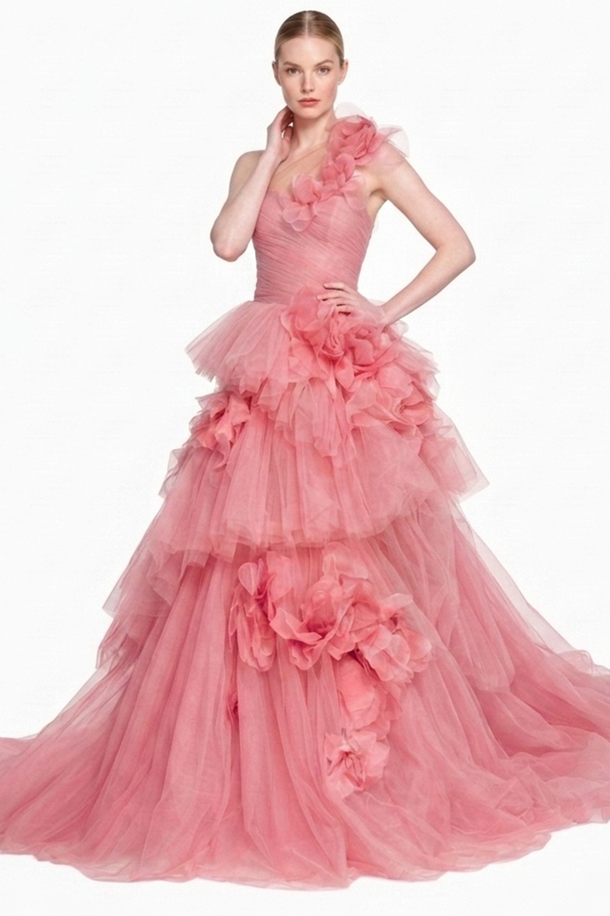 Isabella One-shoulder Ball Gown | JewelClues