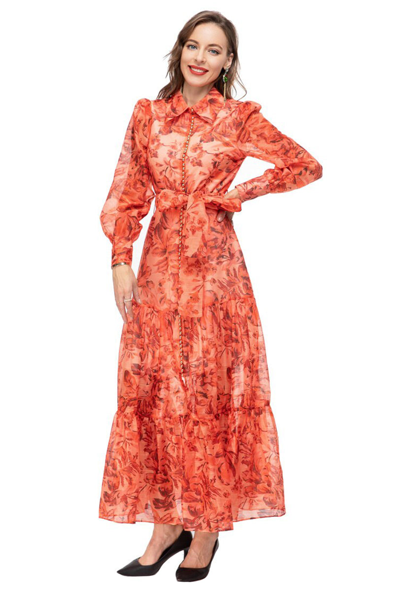 Kaisley Floral Print Midi Dress | Jewelclues