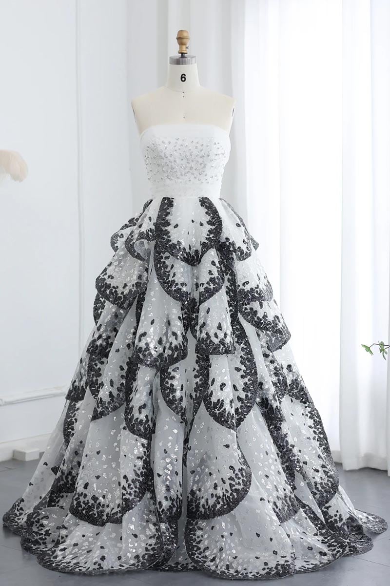 Keep it Stunning Strapless Evening Gown | Jewelclues