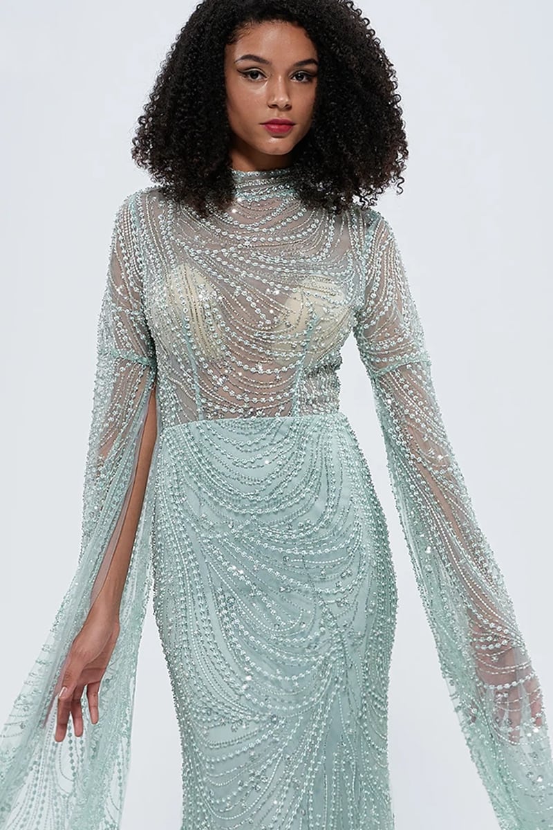 Lavanya Beaded Maxi Dress | Jewelclues