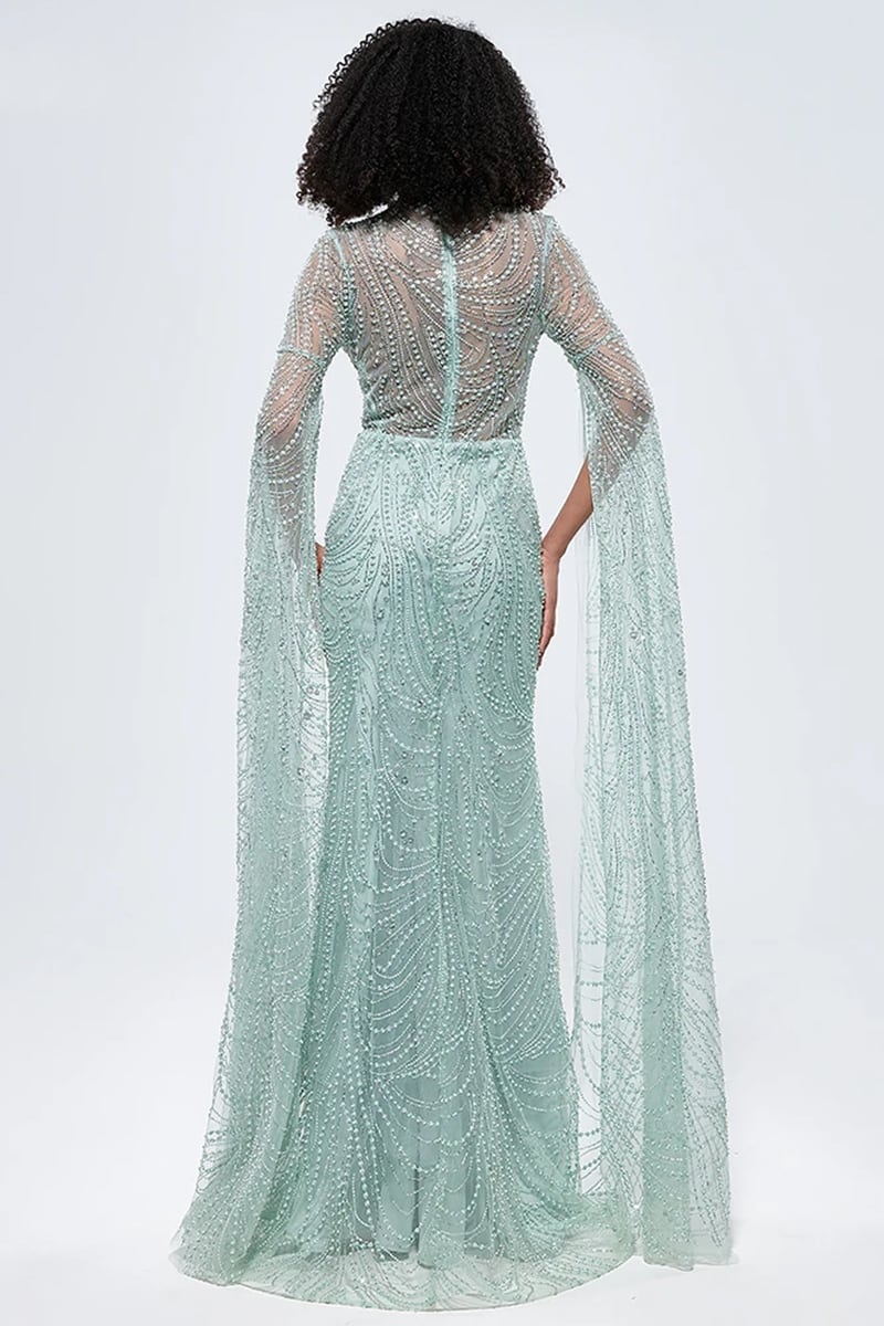 Lavanya Beaded Maxi Dress | Jewelclues