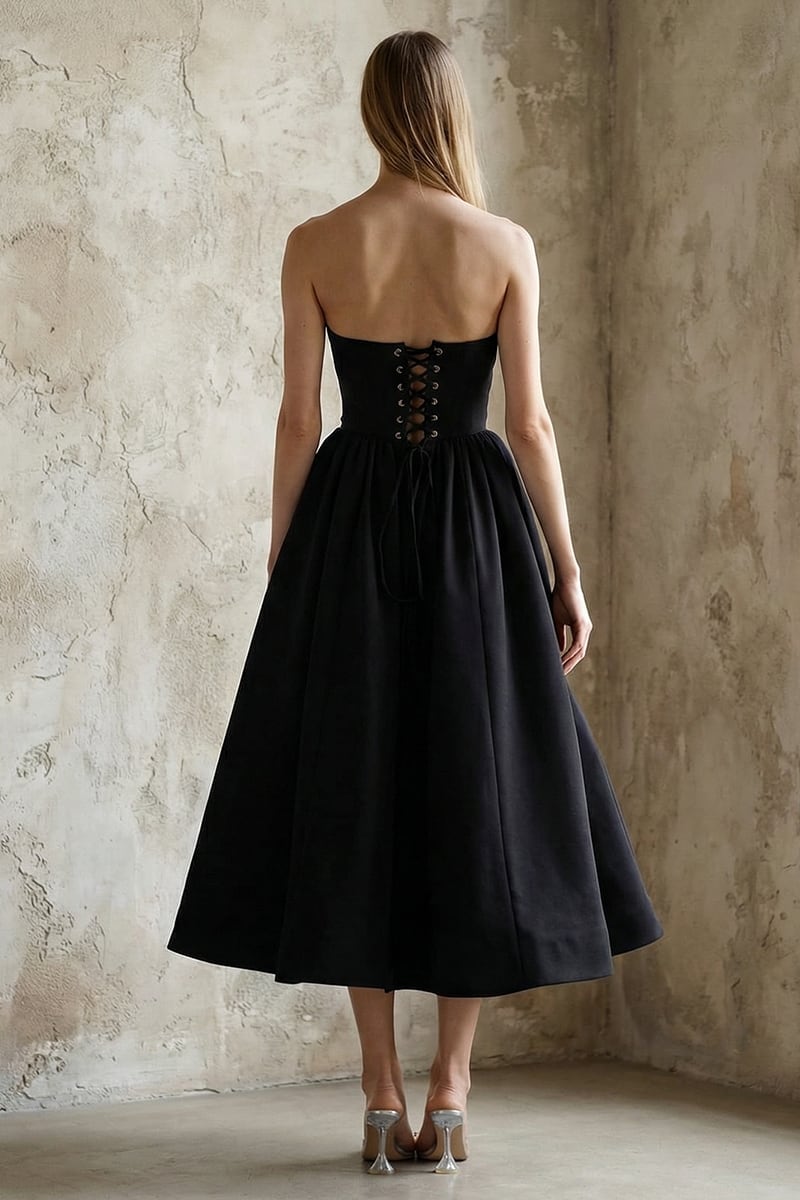 Liora Floral Appliqué Midi Dress | JewelClues