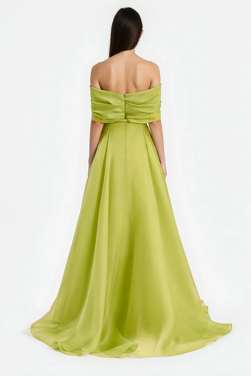 Lyla Off-the-Shoulder Organza Gown | Jewelclues