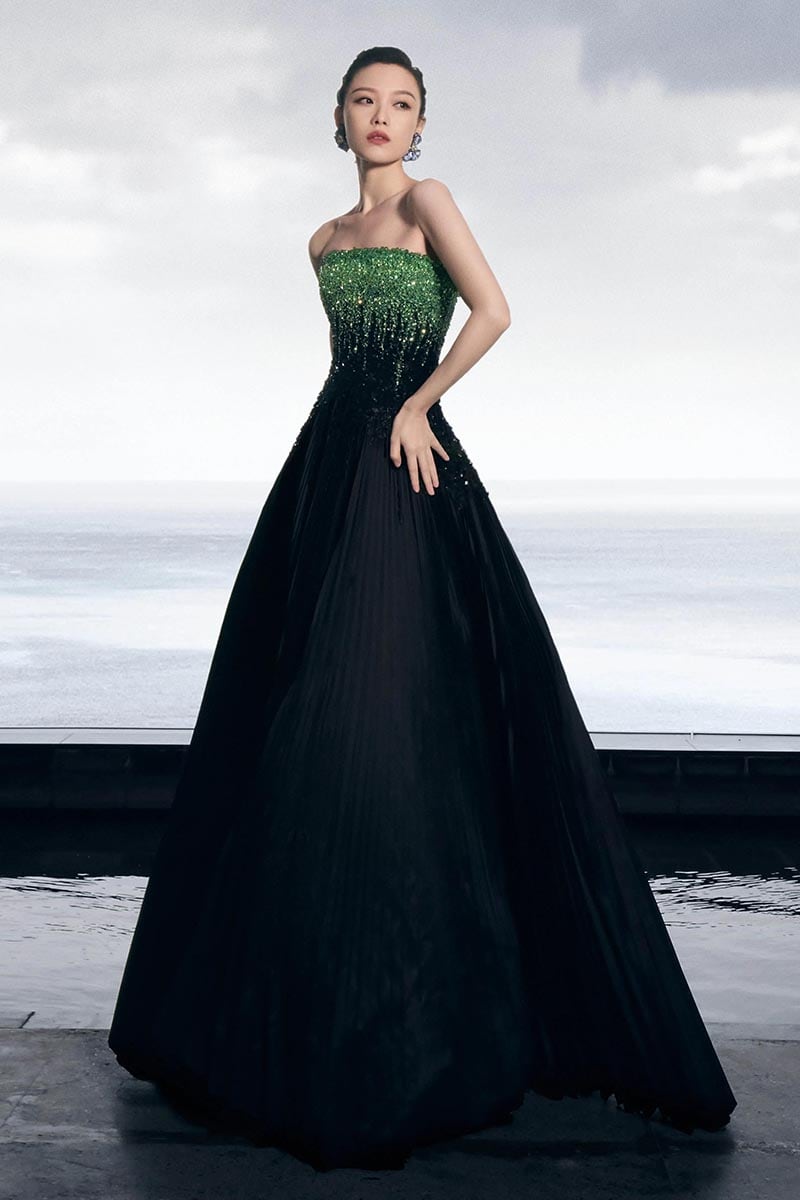 Maison Noire Beaded Couture Gown | Jewelclues