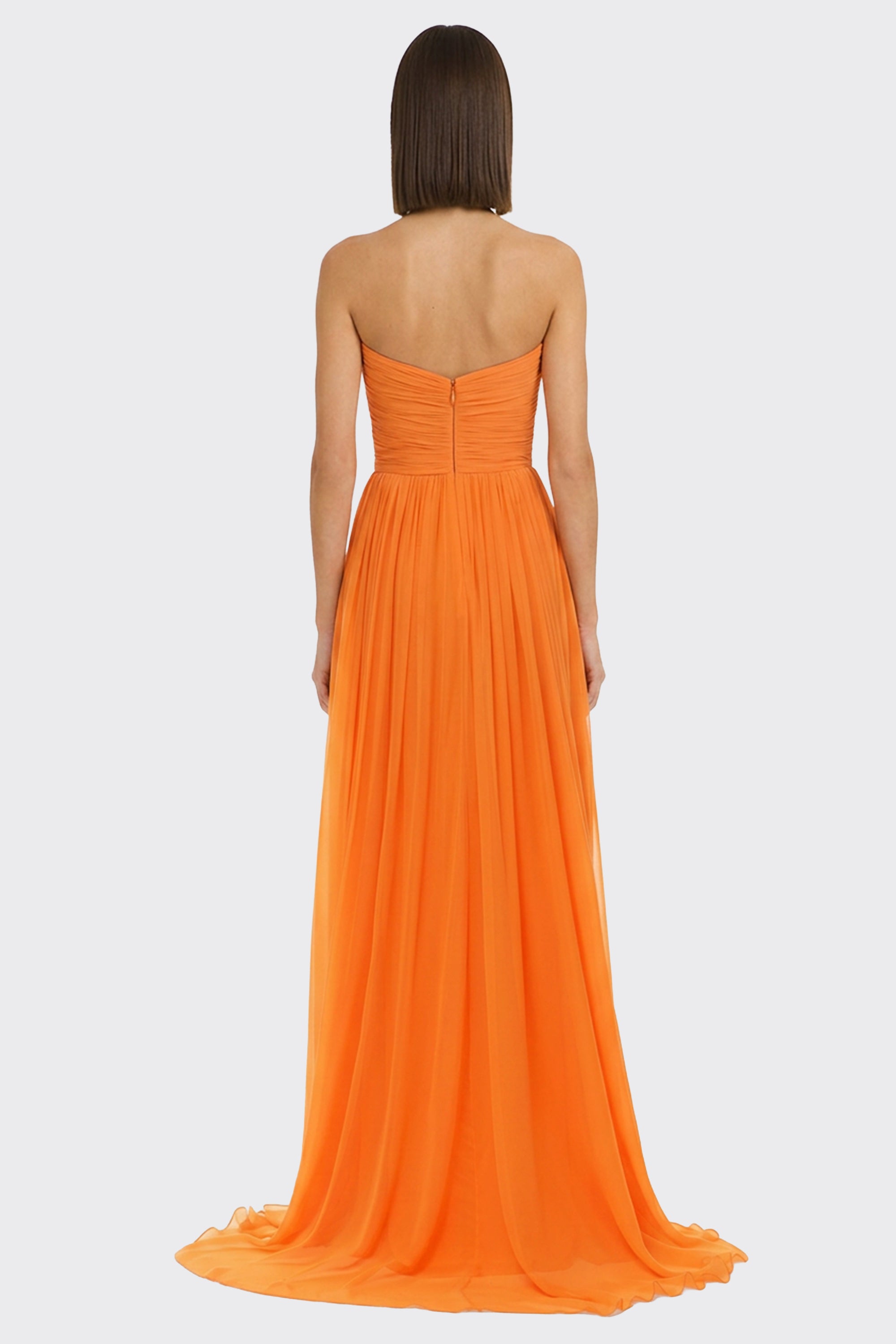 Maraya Draped Chiffon Gown | JewelClues