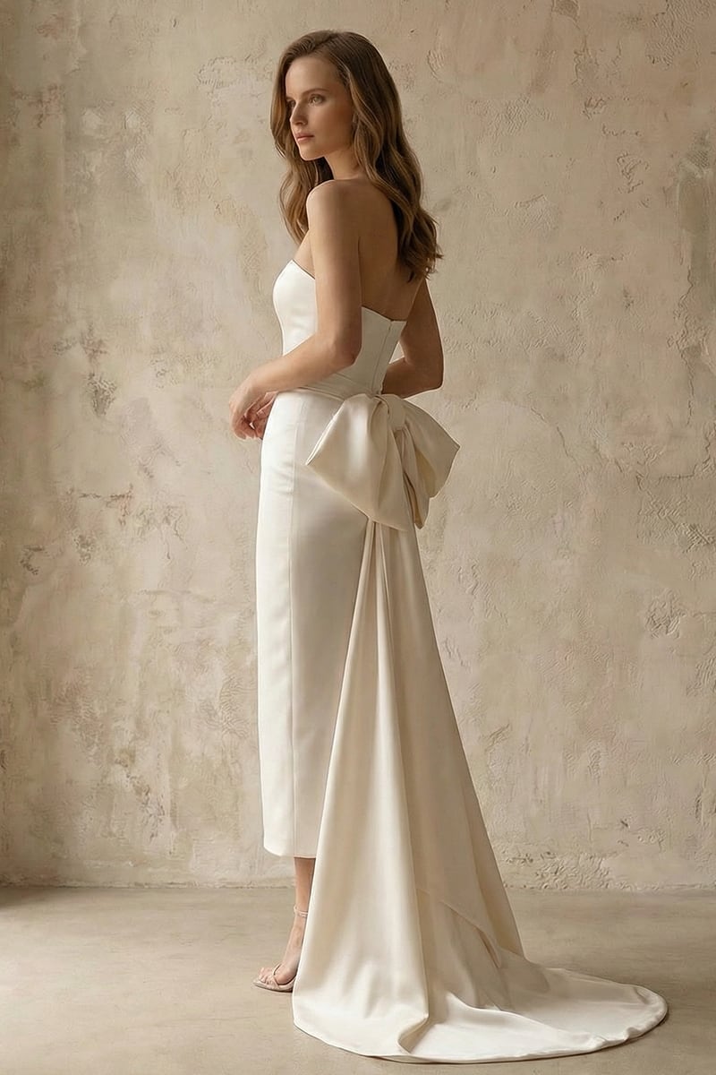 Marielle Strapless Midi Dress | JewelClues