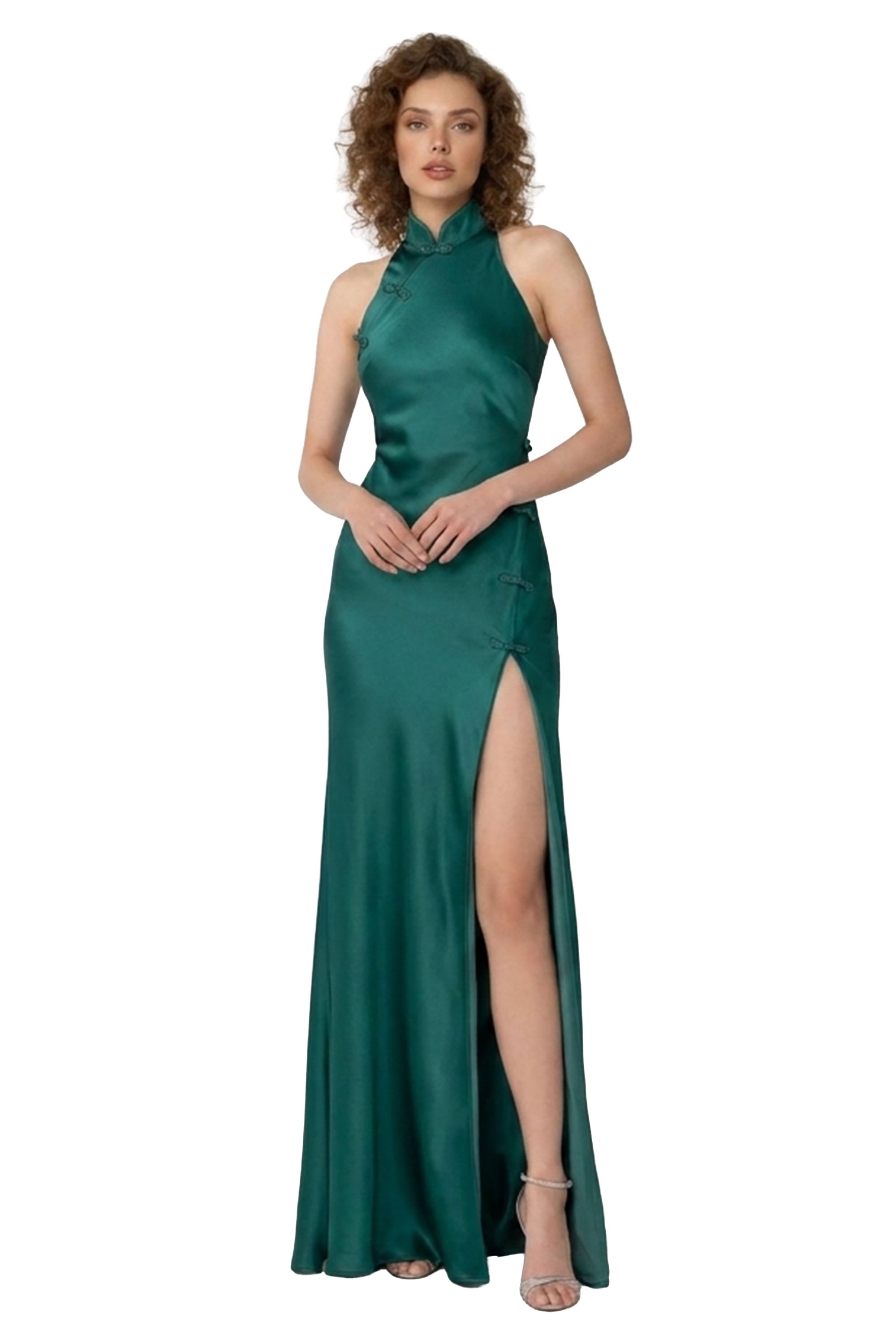 Mei Satin Maxi Dress | JewelClues