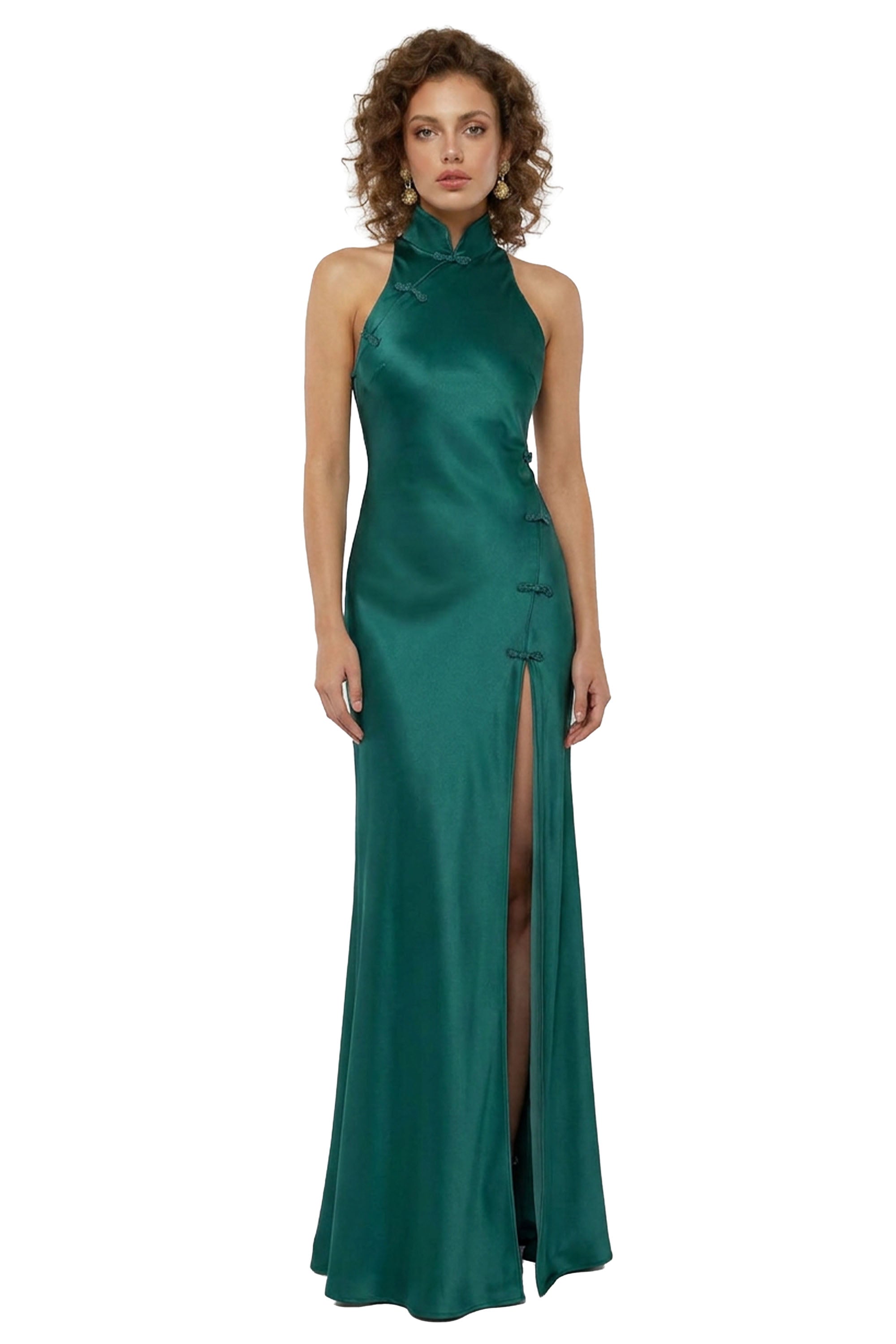 Mei Satin Maxi Dress | JewelClues