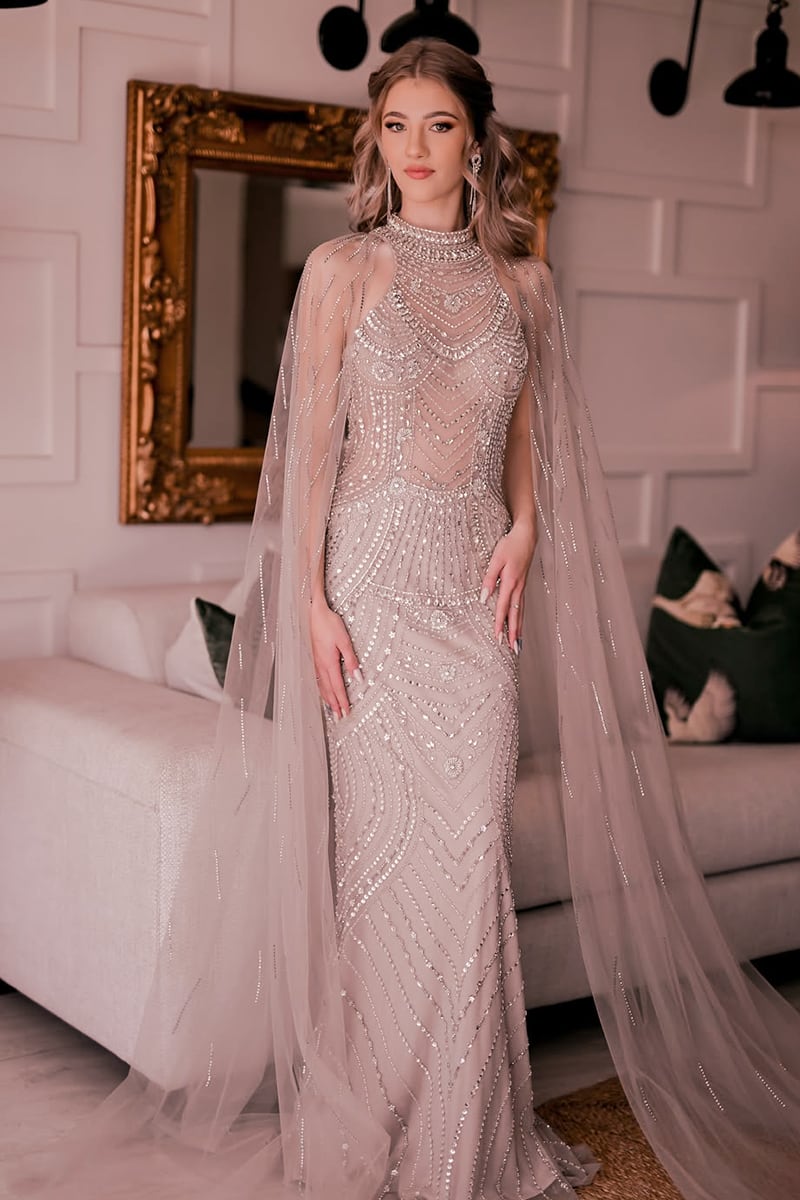 Monique Beaded Maxi Dress | Jewelclues