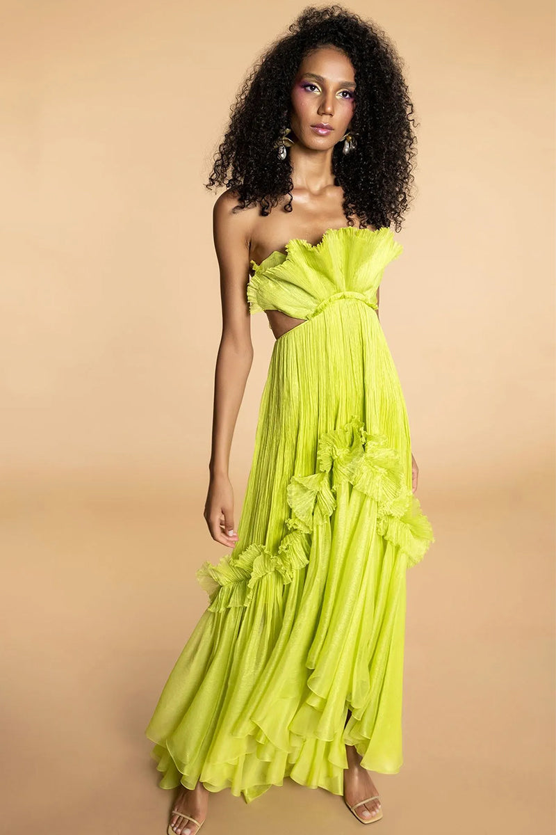 Naomi Strapless Maxi Dress | Jewelclues