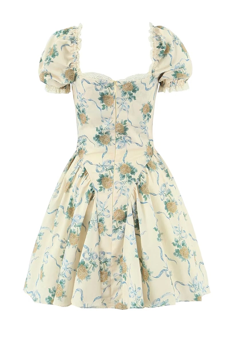 Niamh Floral Print Mini Dress | Jewelclues