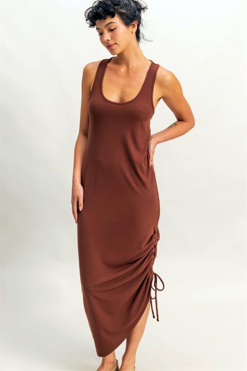 Notorious Poise Ribbed Midi Dress | Jewelclues