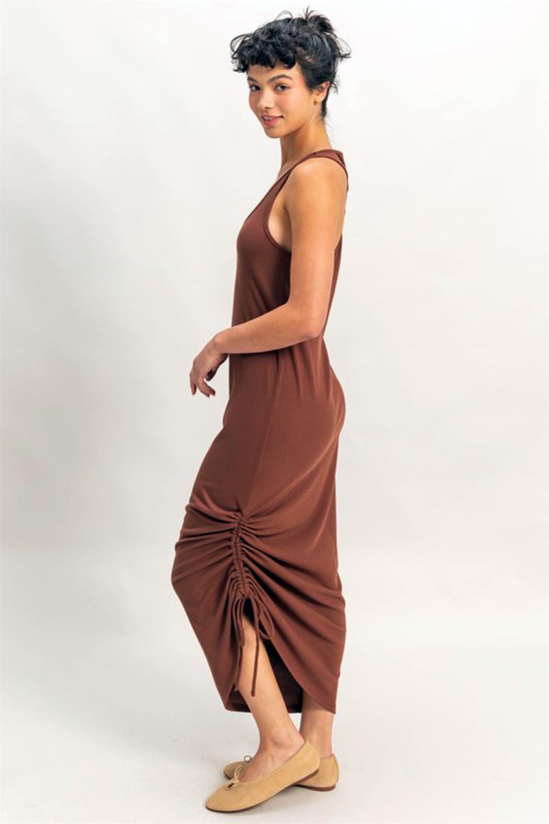 Notorious Poise Ribbed Midi Dress | Jewelclues